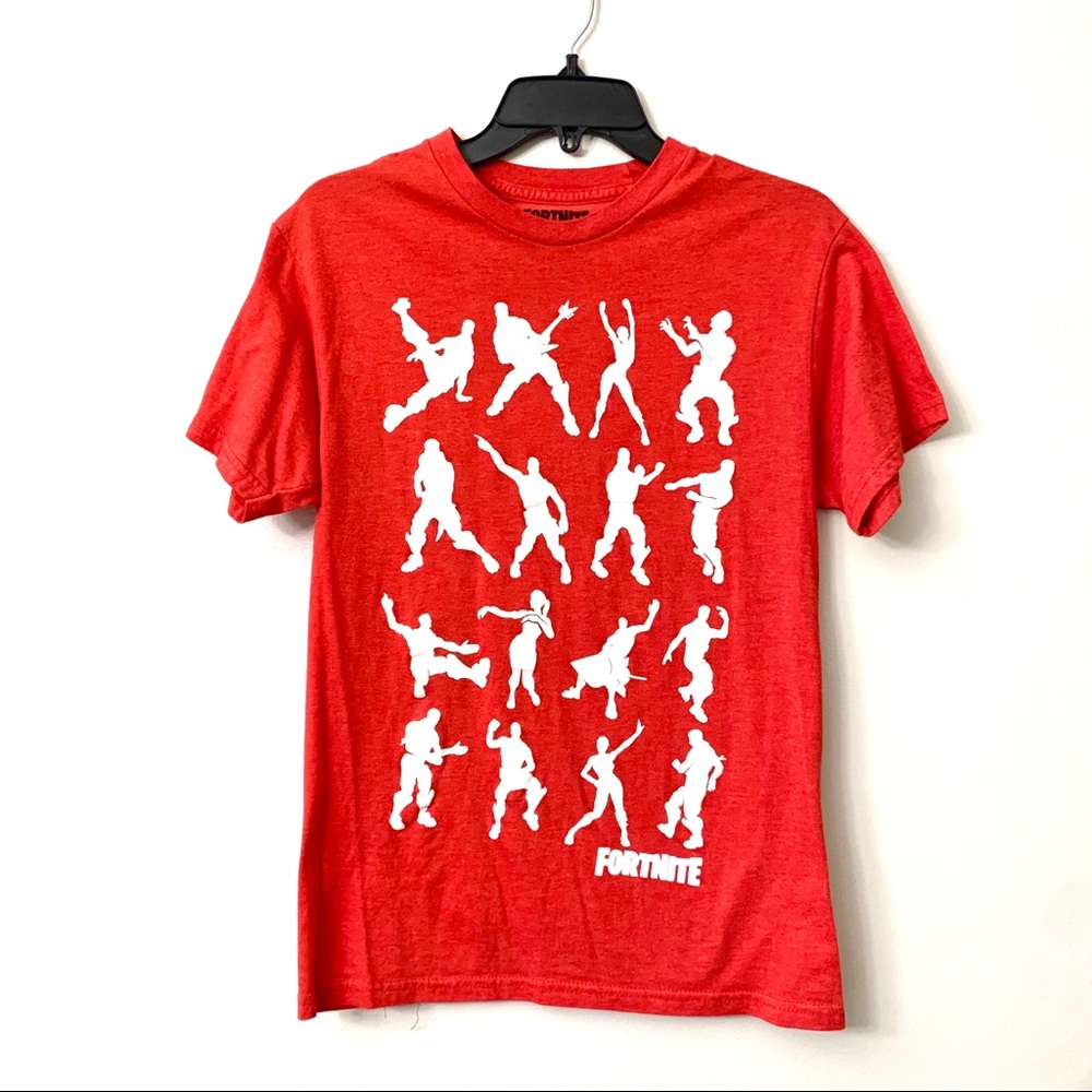 Fortnite dances red T-shirt small
